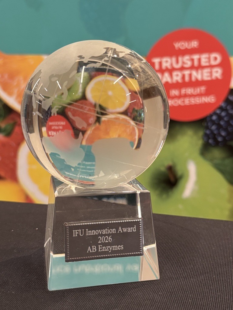 AB Enzymes Wins IFU Innovation Award 2026 for Enzyme-Driven Side-Stream Valorisation